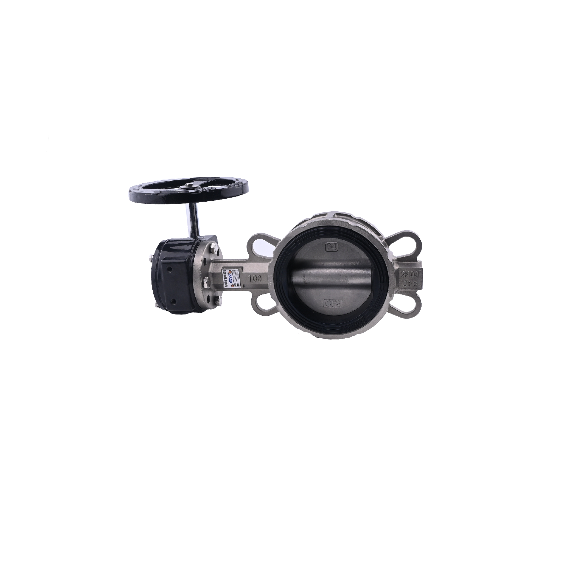 渦輪對夾蝶閥圖片